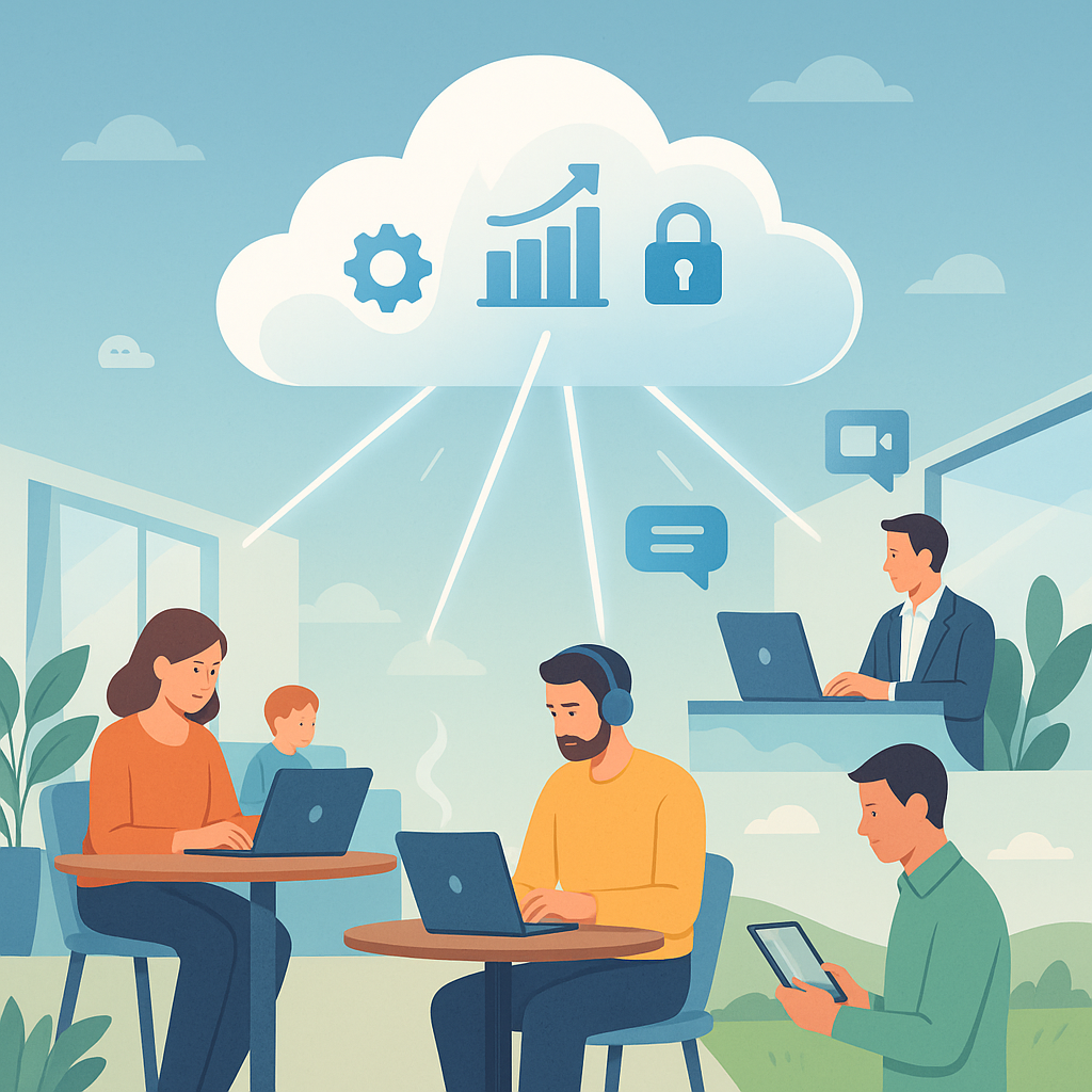 Beneficios de trabajar en la nube para las empresas
