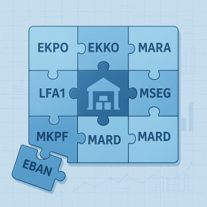 Tablas de SAP MM más importantes