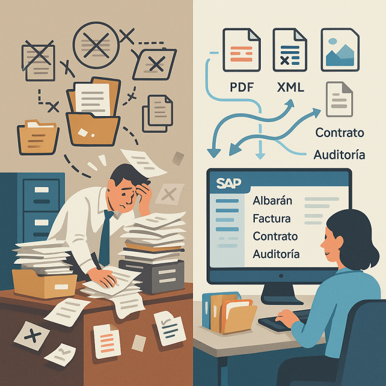 Valor estratégico de la gestión documental en SAP
